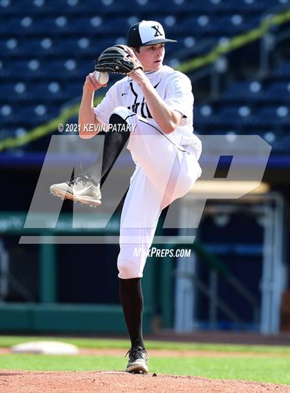 Thumbnail 1 in Jonathan Law vs. Xavier (Dunkin Donuts Park) photogallery.
