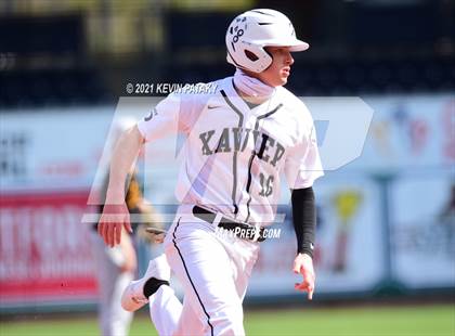 Thumbnail 2 in Jonathan Law vs. Xavier (Dunkin Donuts Park) photogallery.