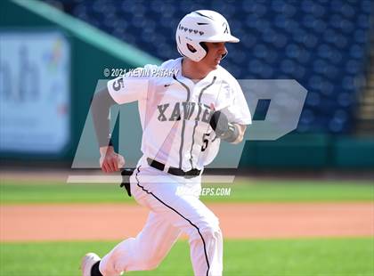 Thumbnail 3 in Jonathan Law vs. Xavier (Dunkin Donuts Park) photogallery.
