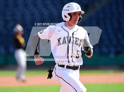 Thumbnail 3 in Jonathan Law vs. Xavier (Dunkin Donuts Park) photogallery.