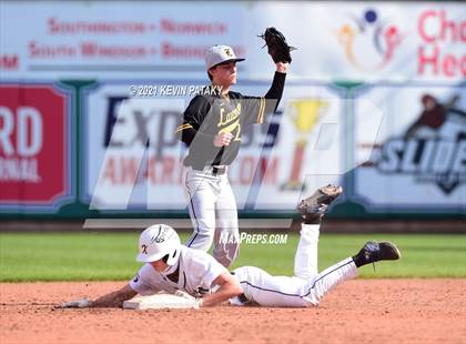 Thumbnail 1 in Jonathan Law vs. Xavier (Dunkin Donuts Park) photogallery.