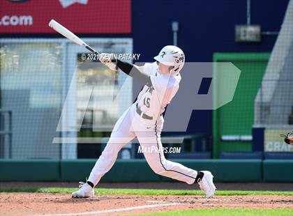 Thumbnail 3 in Jonathan Law vs. Xavier (Dunkin Donuts Park) photogallery.