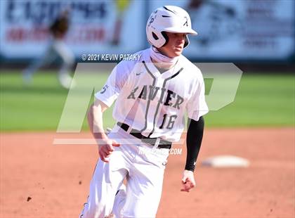 Thumbnail 3 in Jonathan Law vs. Xavier (Dunkin Donuts Park) photogallery.
