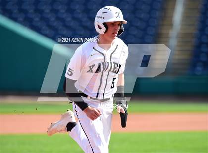 Thumbnail 1 in Jonathan Law vs. Xavier (Dunkin Donuts Park) photogallery.