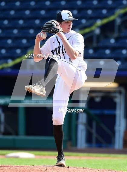 Thumbnail 3 in Jonathan Law vs. Xavier (Dunkin Donuts Park) photogallery.