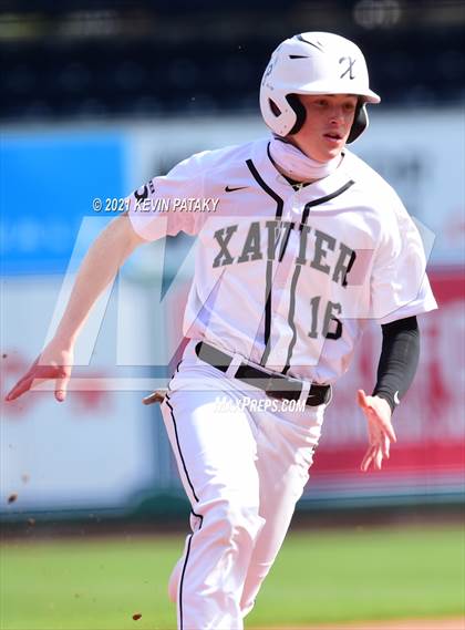 Thumbnail 3 in Jonathan Law vs. Xavier (Dunkin Donuts Park) photogallery.