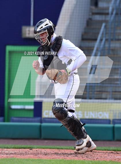 Thumbnail 3 in Jonathan Law vs. Xavier (Dunkin Donuts Park) photogallery.