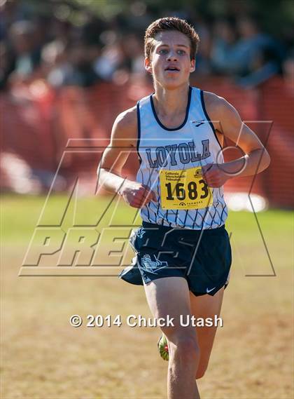 Thumbnail 1 in CIF State Cross Country Championships (D1 Boys Race) photogallery.