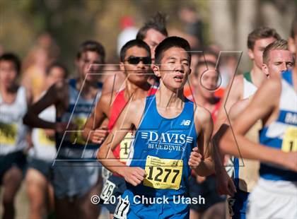Thumbnail 3 in CIF State Cross Country Championships (D1 Boys Race) photogallery.