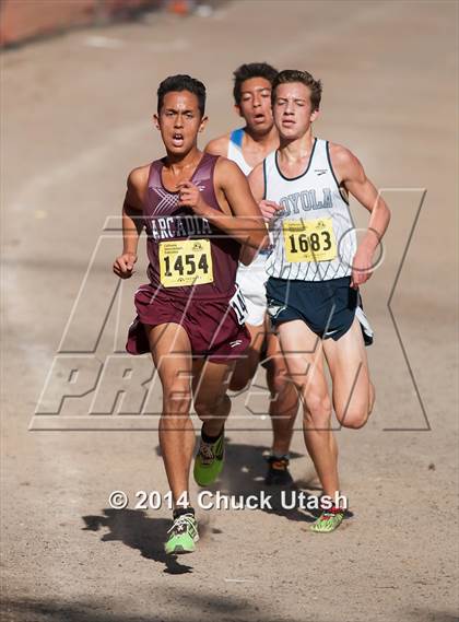 Thumbnail 1 in CIF State Cross Country Championships (D1 Boys Race) photogallery.