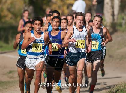 Thumbnail 2 in CIF State Cross Country Championships (D1 Boys Race) photogallery.