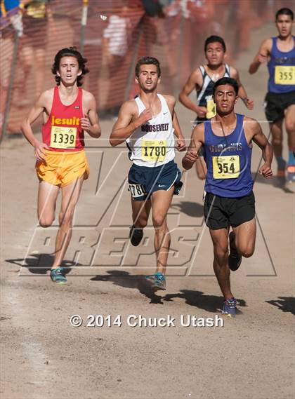 Thumbnail 2 in CIF State Cross Country Championships (D1 Boys Race) photogallery.