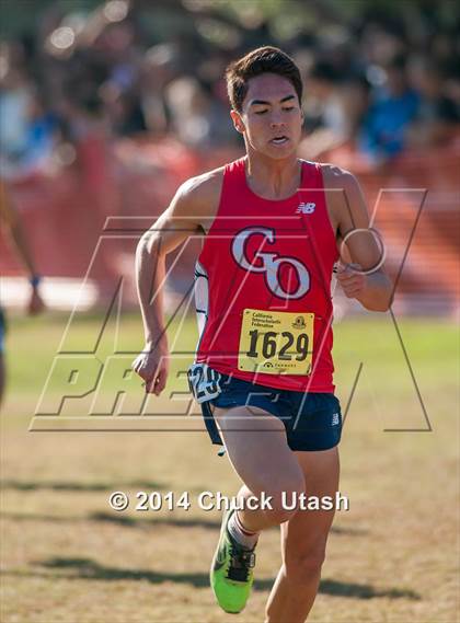 Thumbnail 2 in CIF State Cross Country Championships (D1 Boys Race) photogallery.