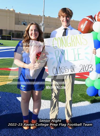 Thumbnail 3 in Chandler @ Xavier College Prep (Senior Night) photogallery.