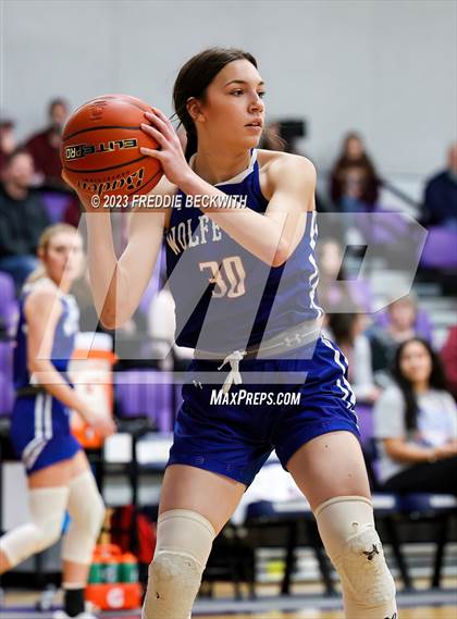 Thumbnail 3 in Wolfe City vs. Collinsville (UIL 2A Bi-District Playoff) photogallery.