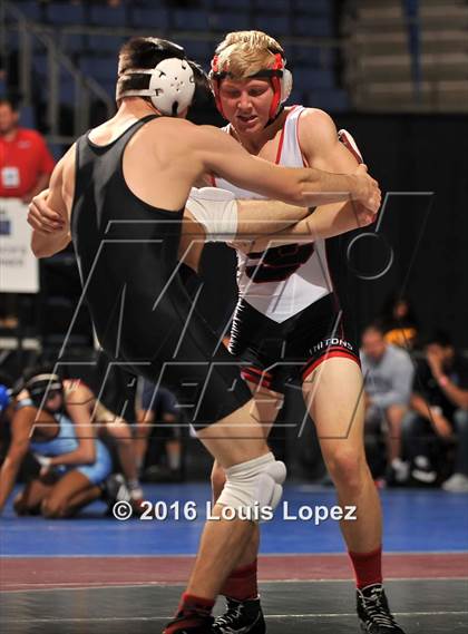 Thumbnail 2 in CIF Southern Section Masters Wrestling Championships (Day 1 - Friday) photogallery.