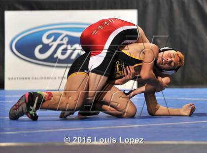 Thumbnail 3 in CIF Southern Section Masters Wrestling Championships (Day 1 - Friday) photogallery.