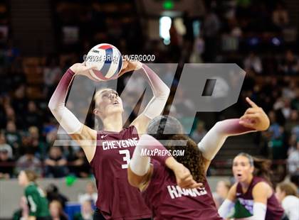 Thumbnail 1 in Cheyenne Mountain vs. Palmer Ridge (CHSAA 4A Round 1) photogallery.