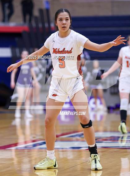 Thumbnail 1 in Wakeland vs. Anna (UIL 5A D2 Girls Basketball Area) photogallery.