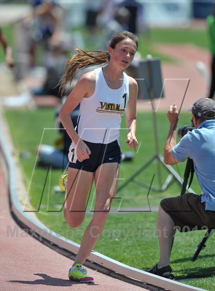 Thumbnail 2 in CIF SS Track and Field Finals (Girls Divisions 3 & 4 -1600m) photogallery.