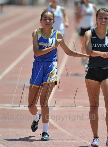 Thumbnail 2 in CIF SS Track and Field Finals (Girls Divisions 3 & 4 -1600m) photogallery.