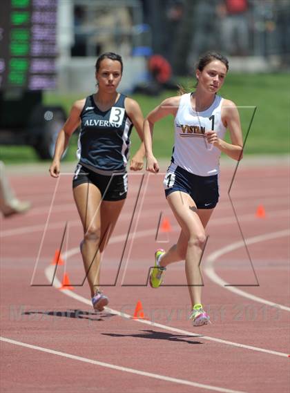 Thumbnail 2 in CIF SS Track and Field Finals (Girls Divisions 3 & 4 -1600m) photogallery.