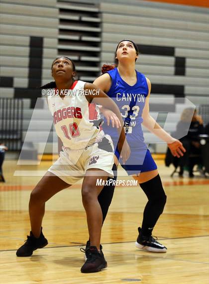 Thumbnail 2 in Canyon View vs. Tucson High Magnet School (Scorpion Shootout 2019) photogallery.