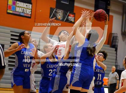 Thumbnail 3 in Canyon View vs. Tucson High Magnet School (Scorpion Shootout 2019) photogallery.