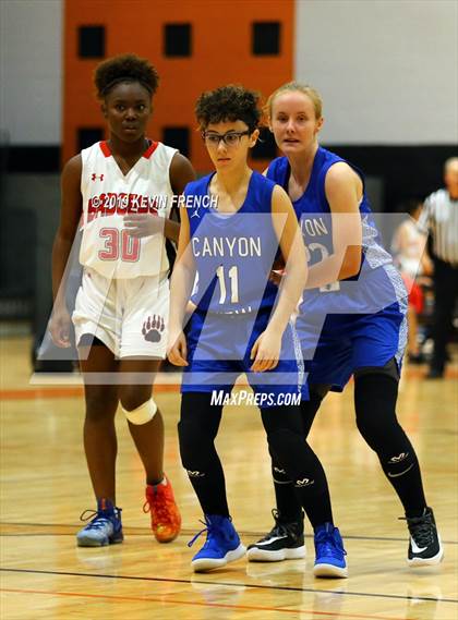 Thumbnail 2 in Canyon View vs. Tucson High Magnet School (Scorpion Shootout 2019) photogallery.