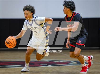 Thumbnail 1 in Cooper City vs. North Broward Prep (Hoopsgiving Invitational) photogallery.