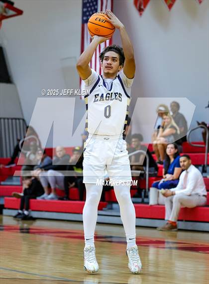 Thumbnail 1 in Cooper City vs. North Broward Prep (Hoopsgiving Invitational) photogallery.