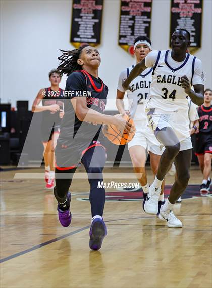 Thumbnail 2 in Cooper City vs. North Broward Prep (Hoopsgiving Invitational) photogallery.