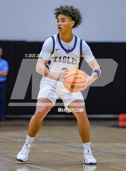 Thumbnail 3 in Cooper City vs. North Broward Prep (Hoopsgiving Invitational) photogallery.