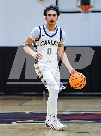 Thumbnail 1 in Cooper City vs. North Broward Prep (Hoopsgiving Invitational) photogallery.