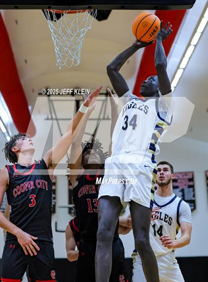 Thumbnail 2 in Cooper City vs. North Broward Prep (Hoopsgiving Invitational) photogallery.