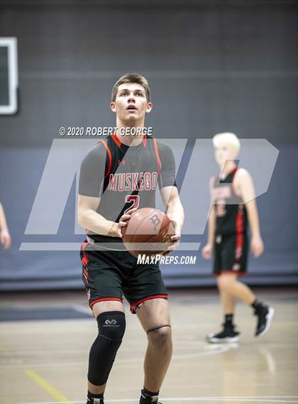 Thumbnail 1 in Kenosha Bradford vs. Muskego (WIAA D1 Round 2 Playoff)  photogallery.