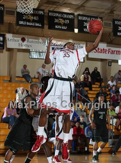 Thumbnail 2 in Trinity vs. Salesian (City of Palms Classic) photogallery.
