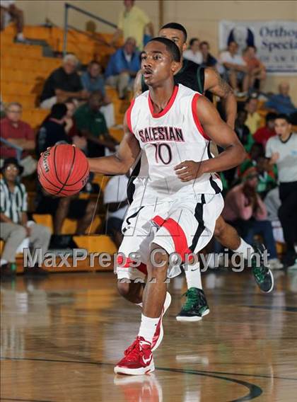 Thumbnail 2 in Trinity vs. Salesian (City of Palms Classic) photogallery.