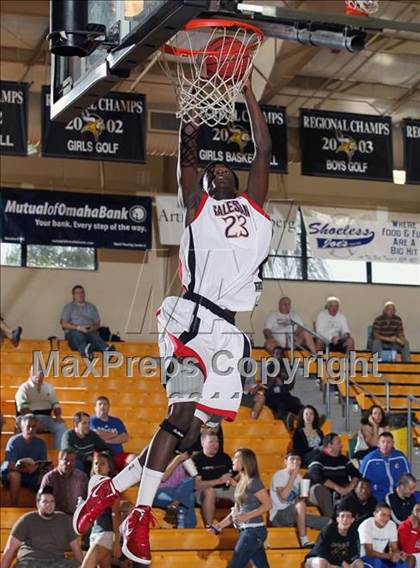 Thumbnail 2 in Trinity vs. Salesian (City of Palms Classic) photogallery.