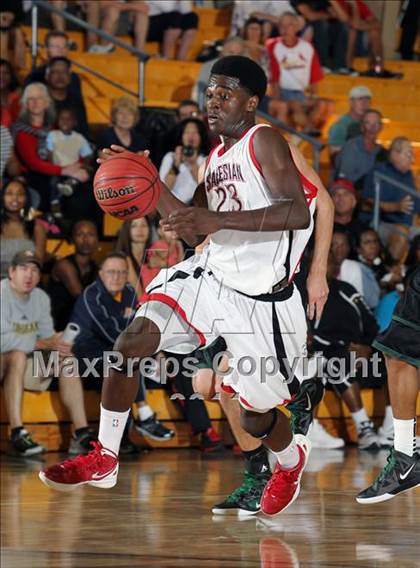 Thumbnail 2 in Trinity vs. Salesian (City of Palms Classic) photogallery.