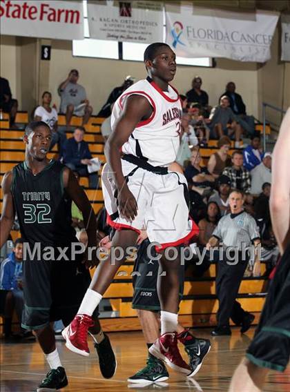 Thumbnail 1 in Trinity vs. Salesian (City of Palms Classic) photogallery.
