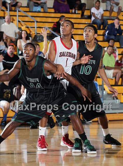 Thumbnail 3 in Trinity vs. Salesian (City of Palms Classic) photogallery.