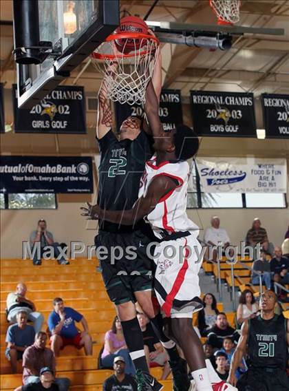 Thumbnail 1 in Trinity vs. Salesian (City of Palms Classic) photogallery.