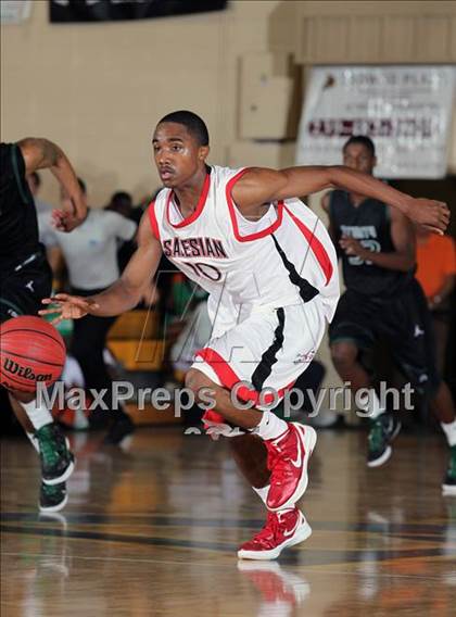 Thumbnail 1 in Trinity vs. Salesian (City of Palms Classic) photogallery.