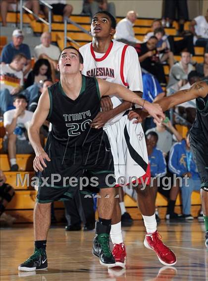 Thumbnail 1 in Trinity vs. Salesian (City of Palms Classic) photogallery.