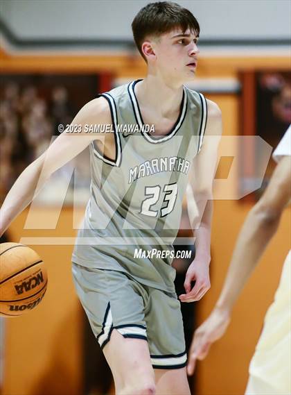 Thumbnail 1 in Maranatha vs  Alemany (2023 SoCal Christmas Classic) photogallery.