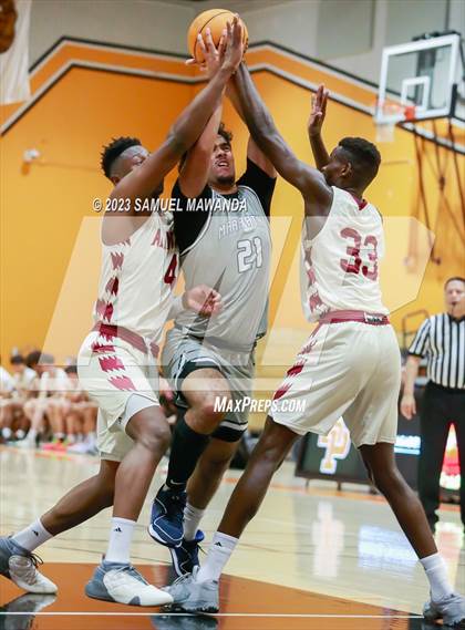 Thumbnail 1 in Maranatha vs  Alemany (2023 SoCal Christmas Classic) photogallery.
