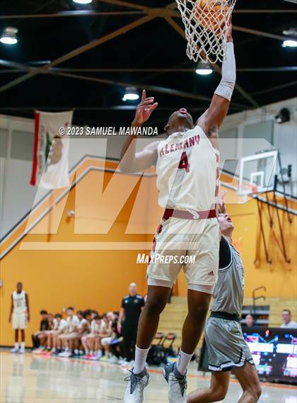 Thumbnail 1 in Maranatha vs  Alemany (2023 SoCal Christmas Classic) photogallery.
