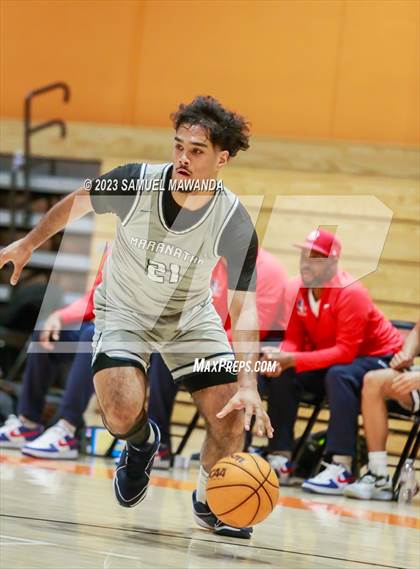 Thumbnail 2 in Maranatha vs  Alemany (2023 SoCal Christmas Classic) photogallery.