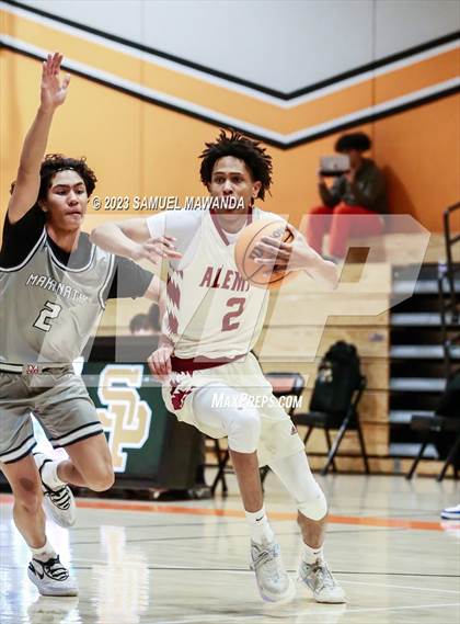 Thumbnail 1 in Maranatha vs  Alemany (2023 SoCal Christmas Classic) photogallery.